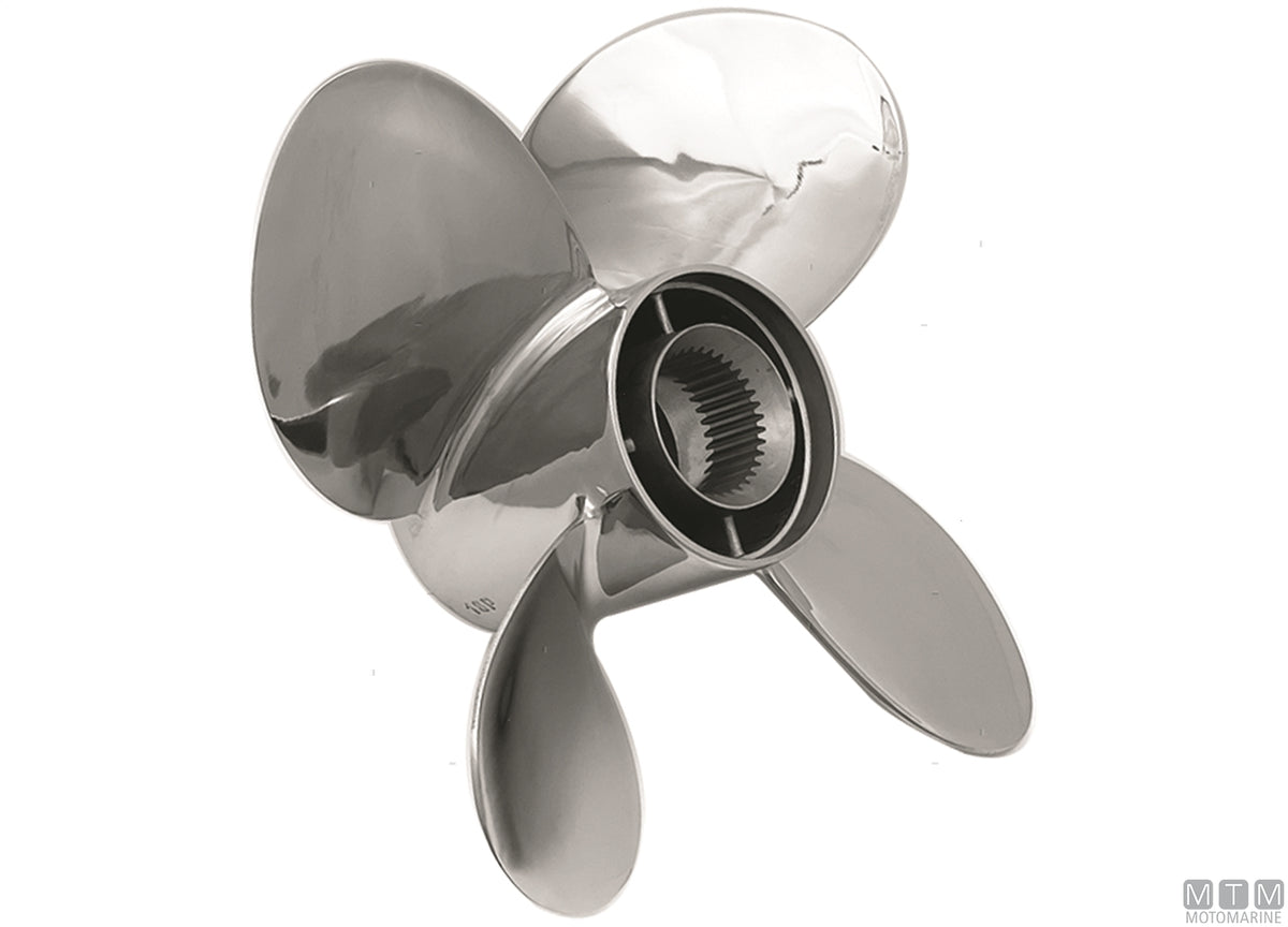 Alice propeller 3-blade stainless steel 14 1/4X22 Stern Drive - original photo Motomarine Srl