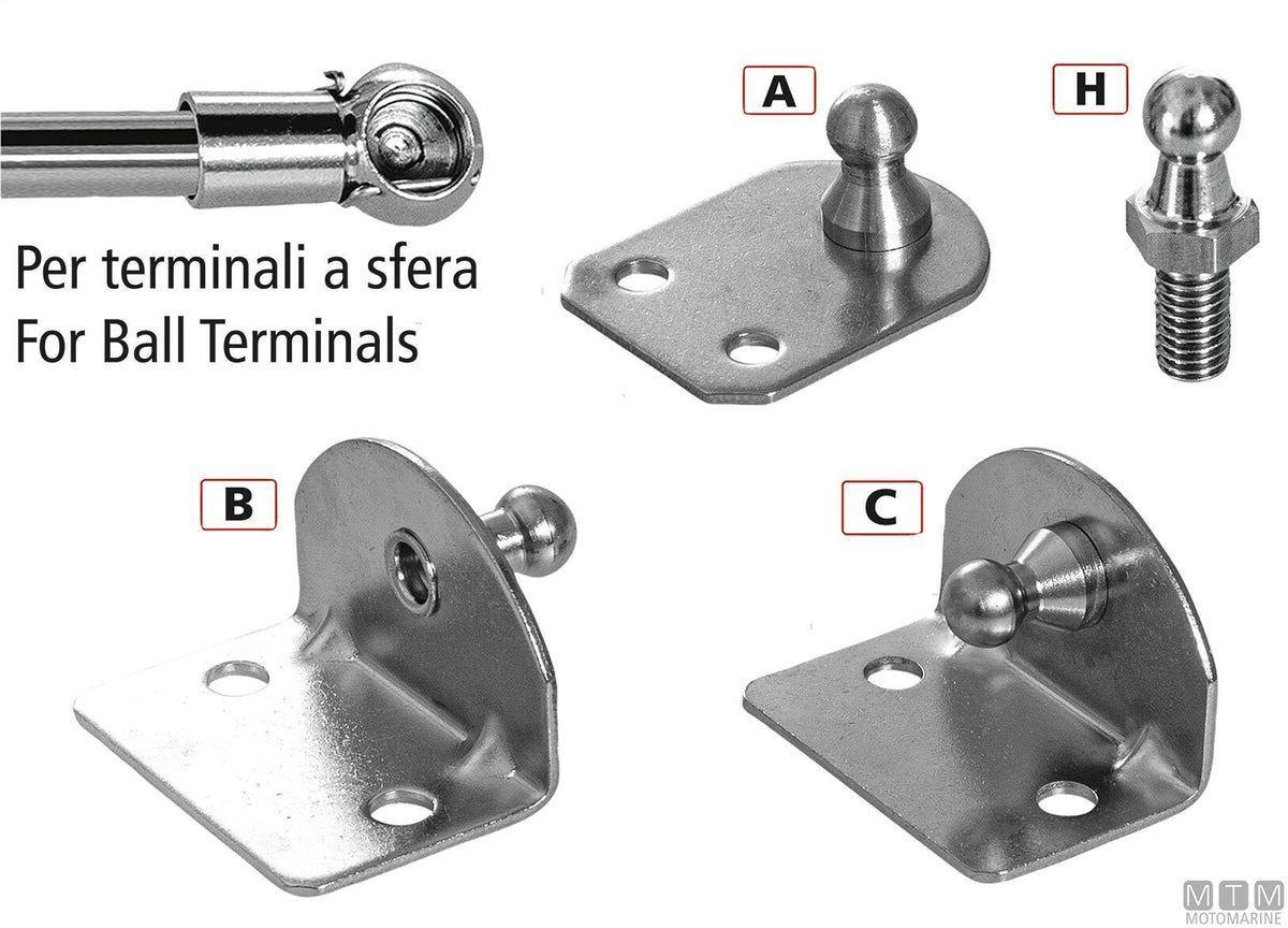 Ball stud M6 - original photo Motomarine Srl