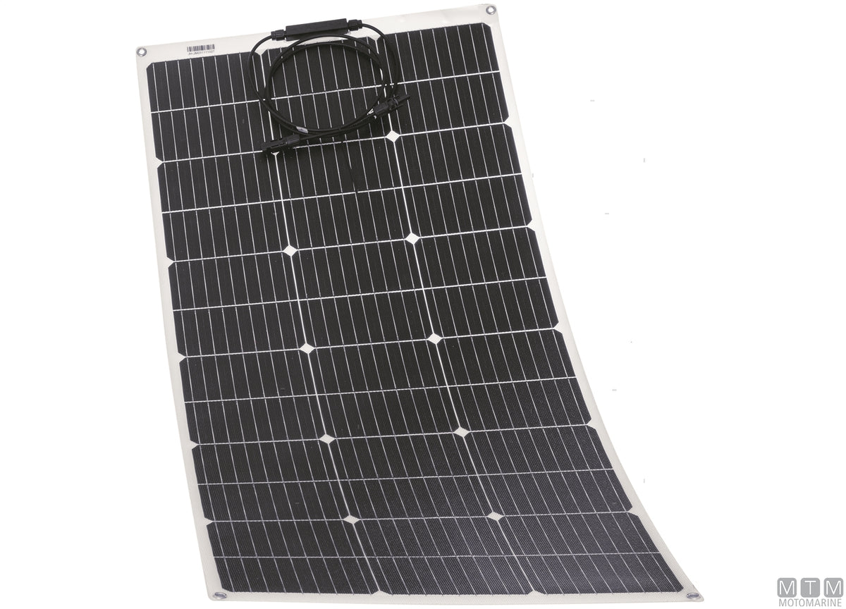 Semi-Flexible Mono ETFE Solar Panel 20 W 390x370 mm - original photo Motomarine Srl