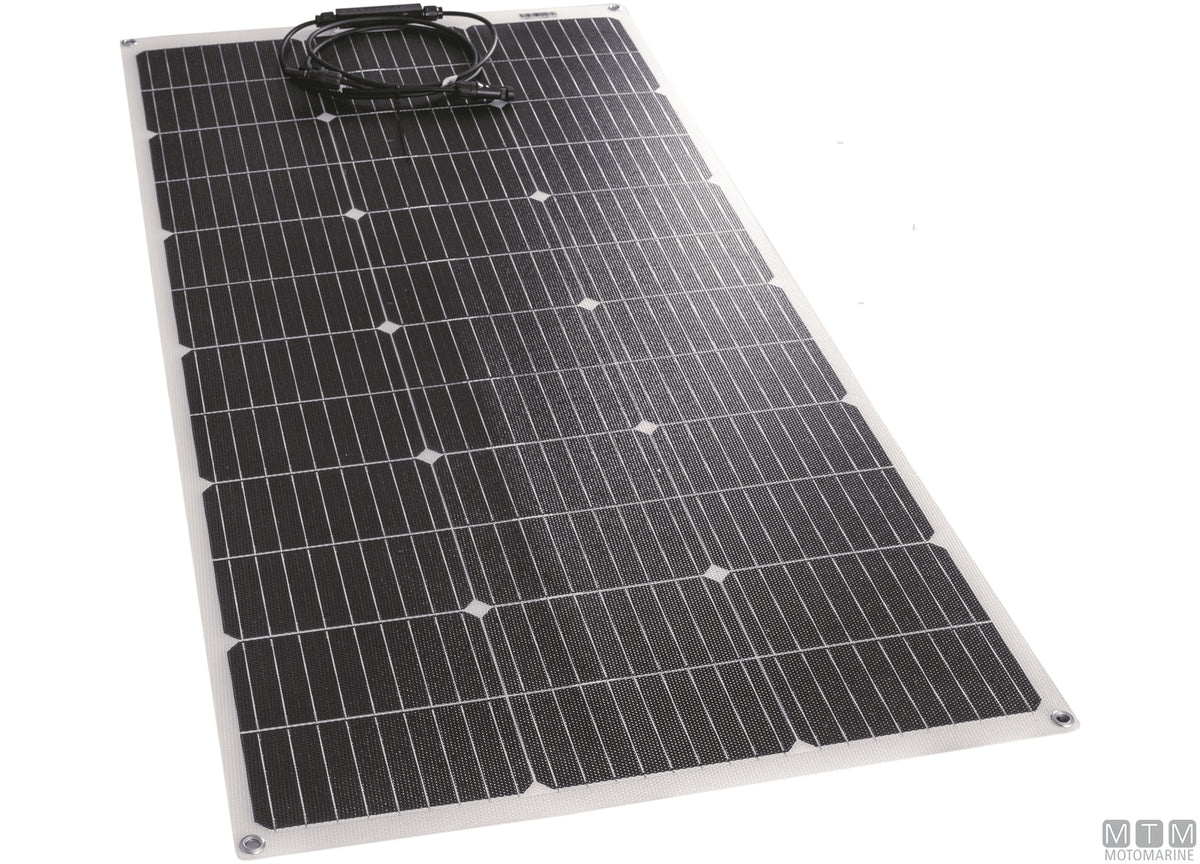 Semi-Flexible Mono ETFE Solar Panel 150 W 670x1190 mm - original photo Motomarine Srl