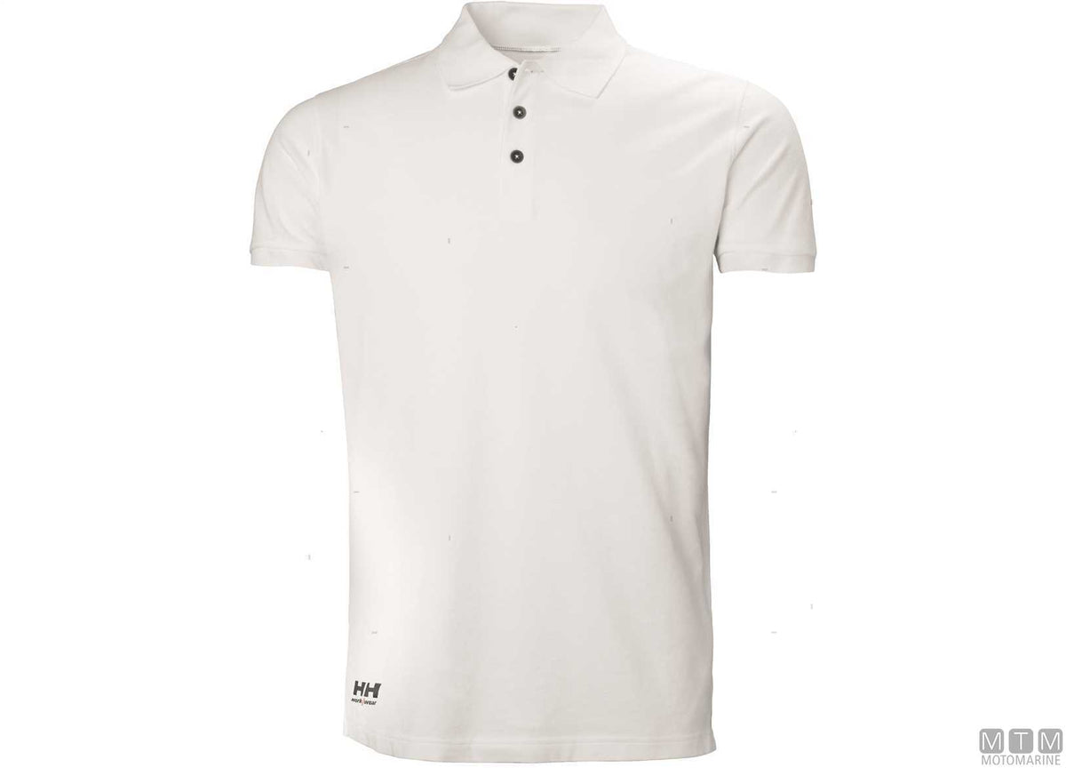 H/H Manchester polo shirt 900 white M - original photo Motomarine Srl
