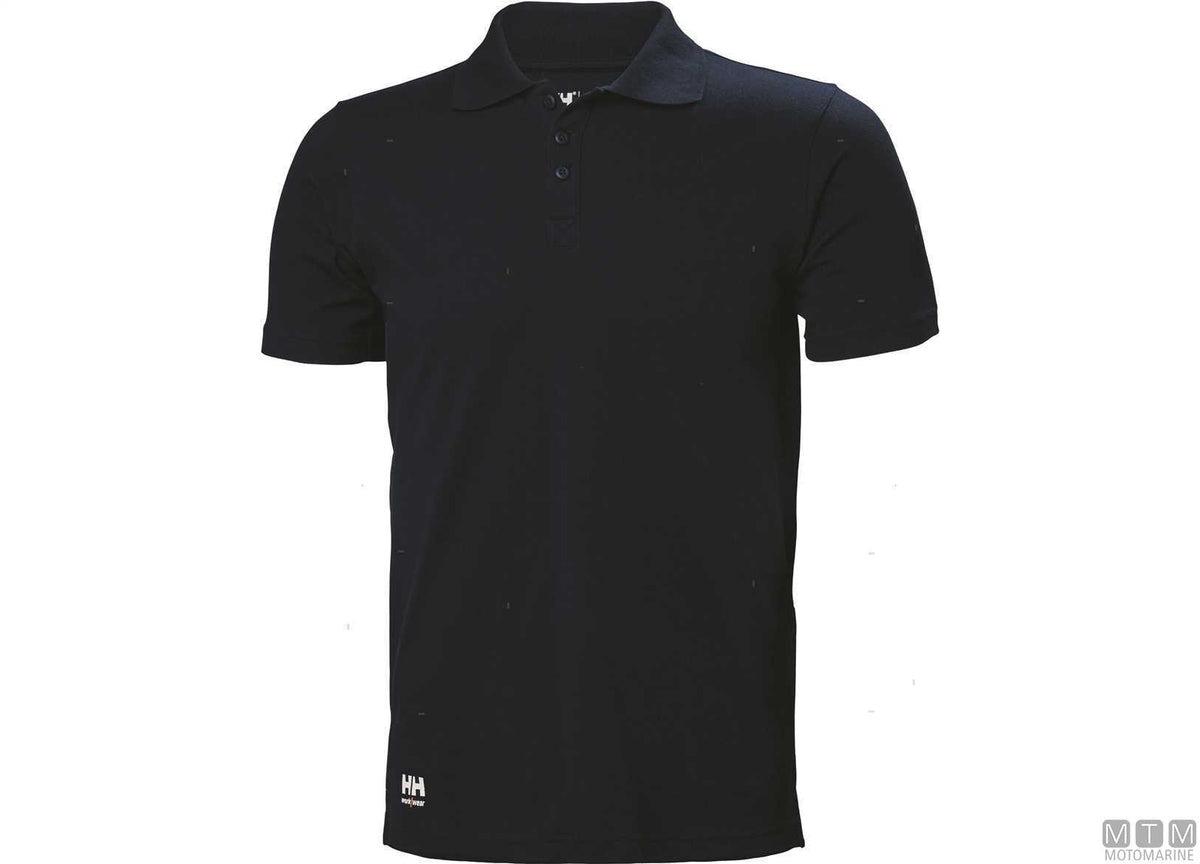 H/H Manchester polo shirt 990 black S - original photo Motomarine Srl