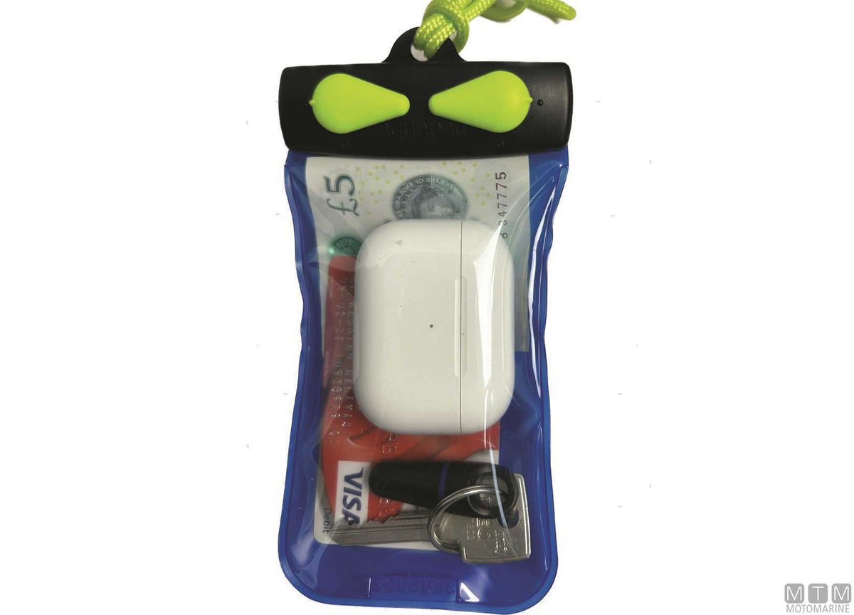 Aquapac Keymaster waterproof case for keys and cards grey - original photo Motomarine Srl