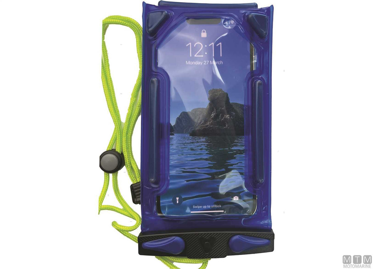 Aquapac floating phone waterproof case Max Impact - original photo Motomarine Srl