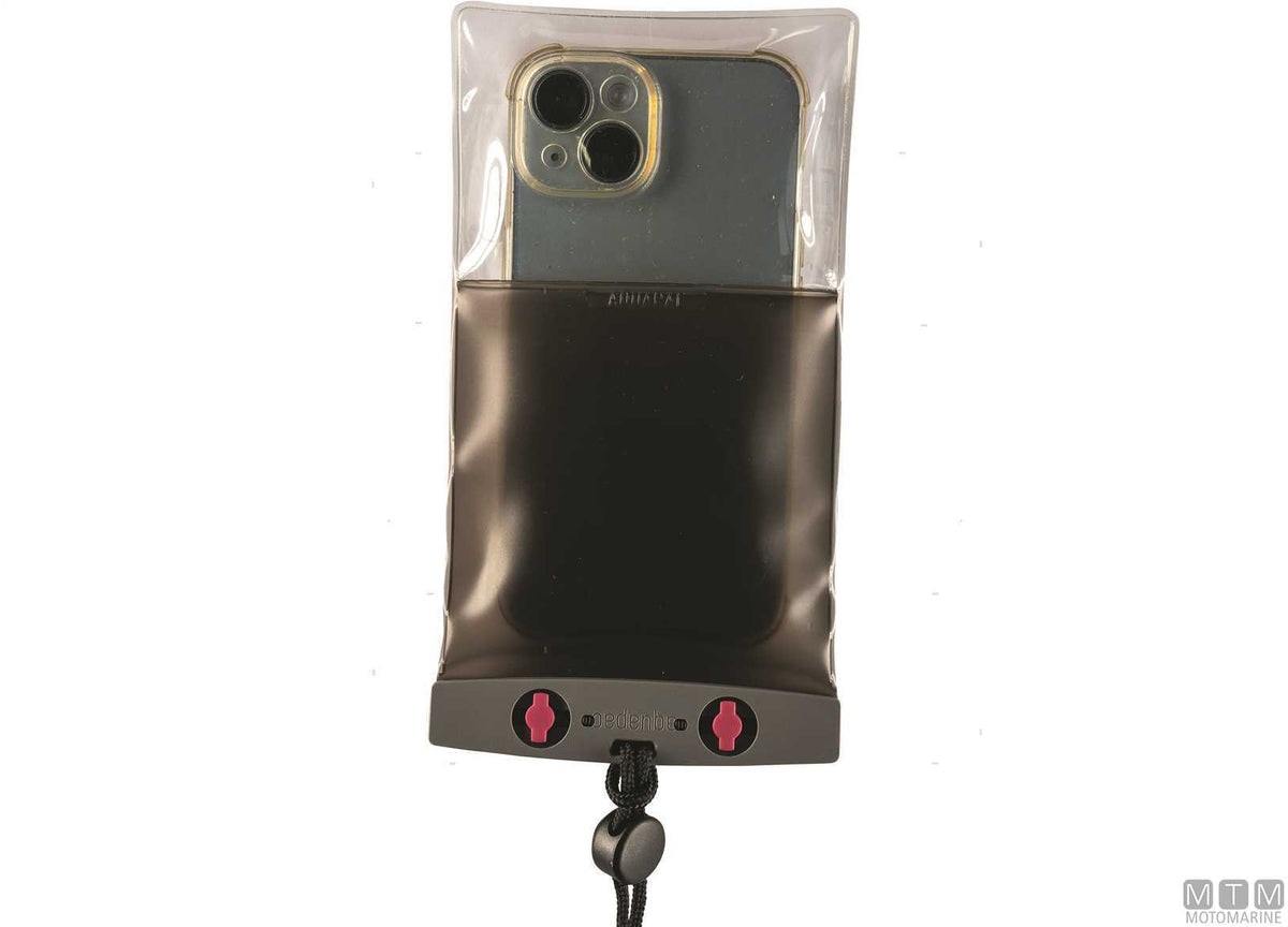 Aquapac phone waterproof case Compact Plus grey - original photo Motomarine Srl
