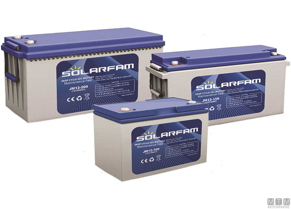 S-FAM GEL Battery 100 Ah - original photo Motomarine Srl