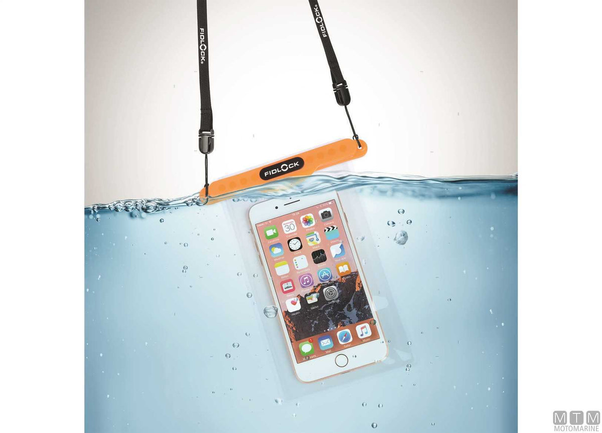 Fidlock Dry Bag Medium orange waterproof case - original photo Motomarine Srl