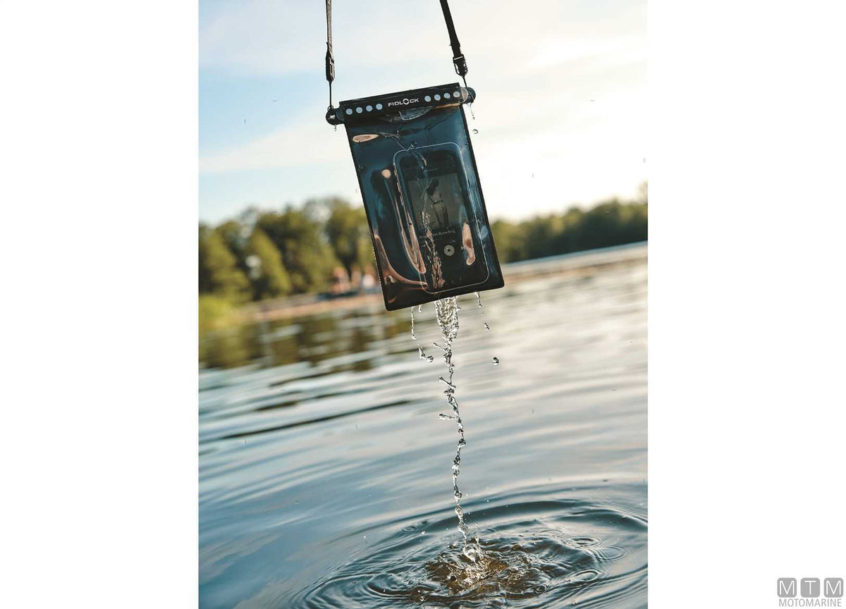 Fidlock Dry Bag Medium blue waterproof case - original photo Motomarine Srl