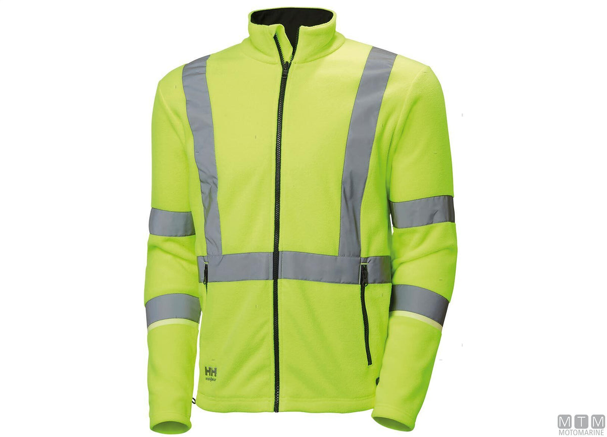 H/H WW UC-ME Fleece Jacket 360 hi-vis yellow L - original photo Motomarine Srl