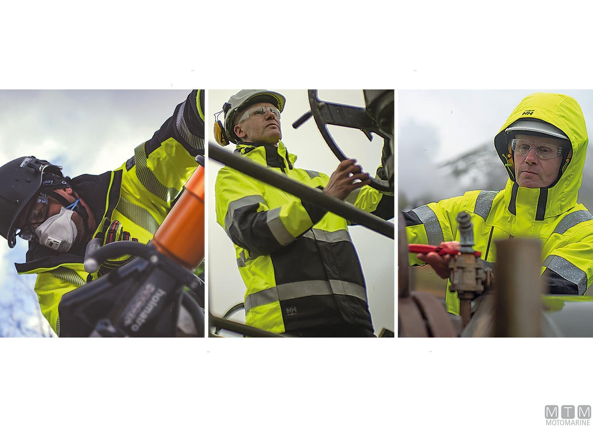 H/H WW UC-ME Winter Jacket 369 hi-vis yellow S - original photo Motomarine Srl