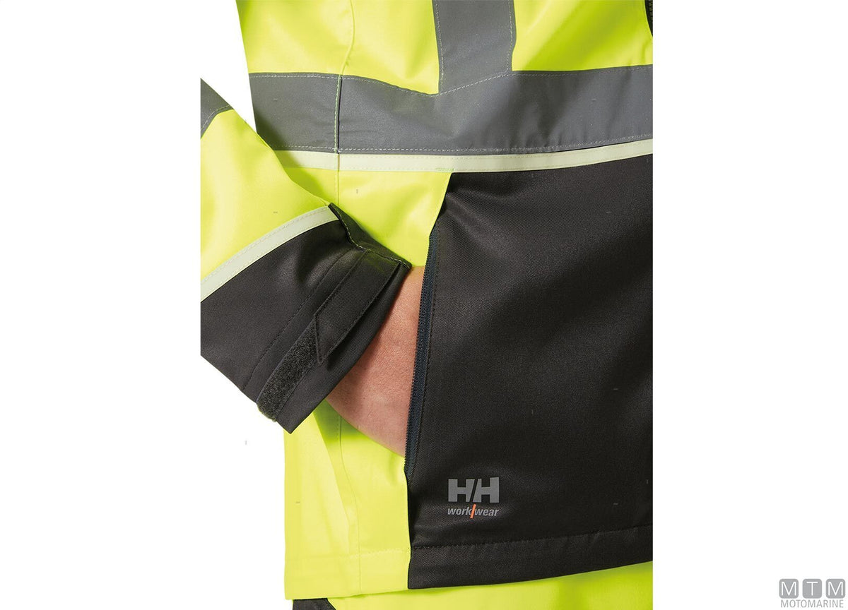 H/H WW UC-ME Jacket 369 hi-vis yellow S - original photo Motomarine Srl