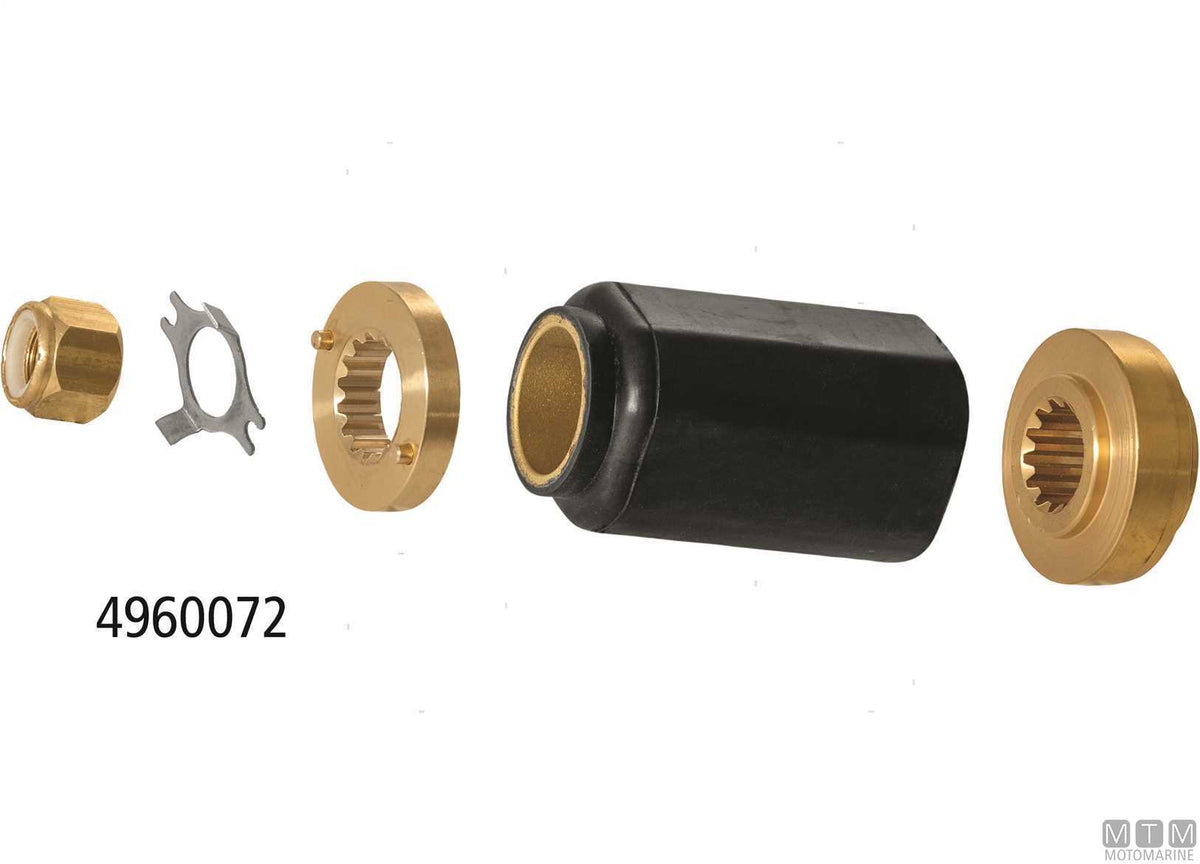 Shock hub kit F11-13 teeth Mercury - original photo Motomarine Srl