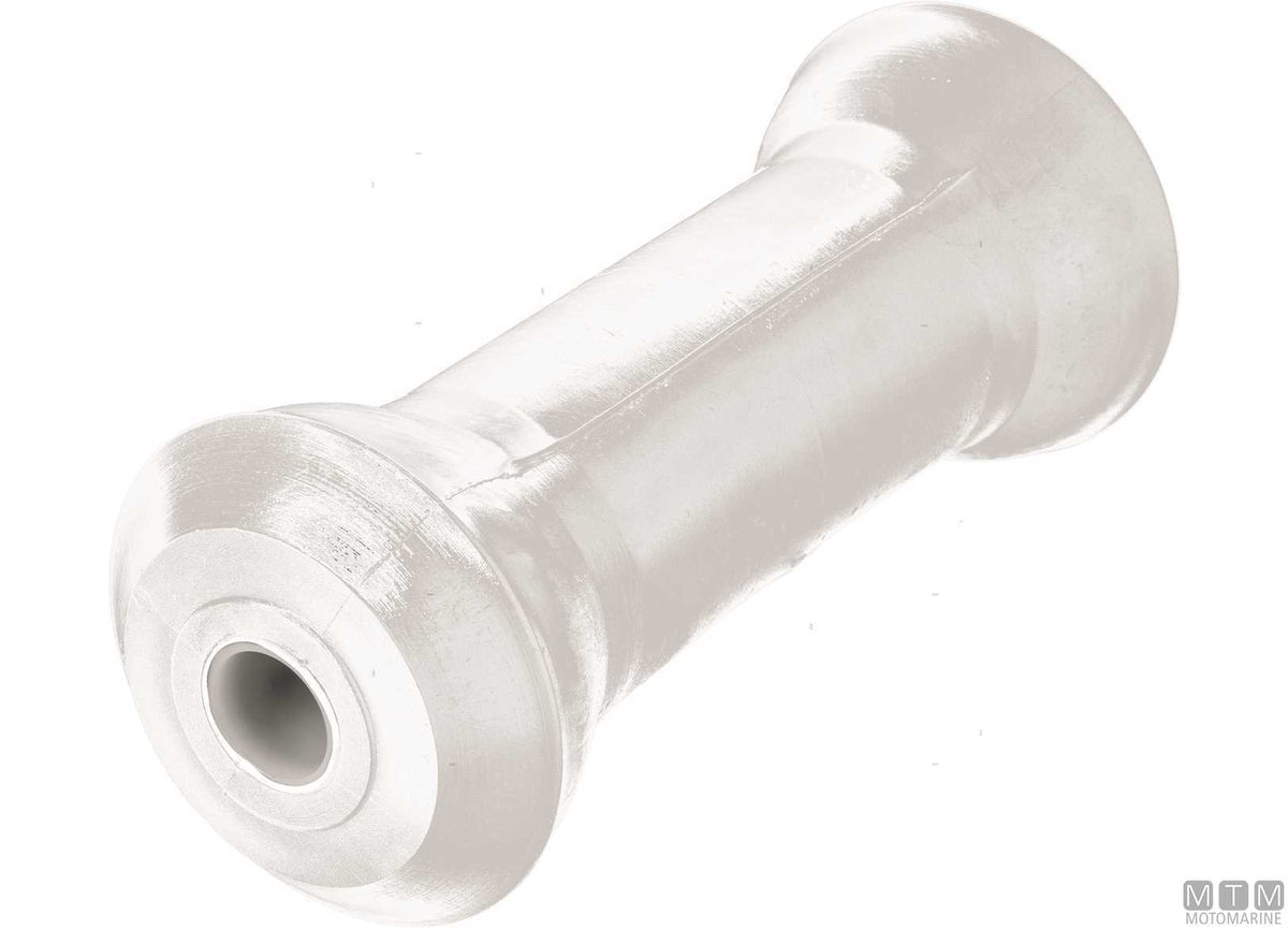 Center roller in teflon for trailers 130x80 mm F15 mm - original photo Motomarine Srl