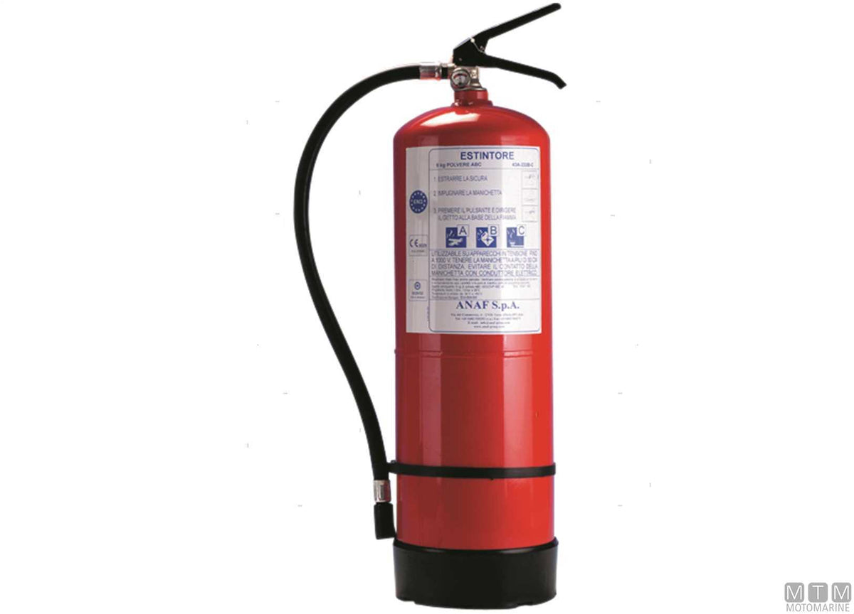 MED fire extinguisher PS2-Y ABC 2 kg - original photo Motomarine Srl