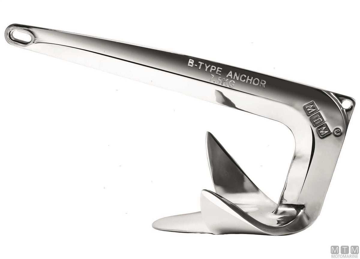 Bruce MTM anchor 15 kg stainless steel 316 - original photo Motomarine Srl