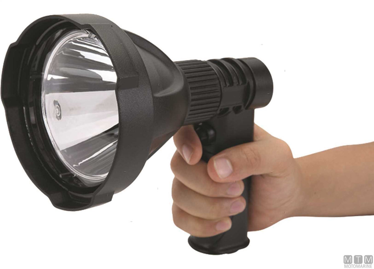 LED handle torch with rechargeable battery, 25 W - original photo Motomarine Srl