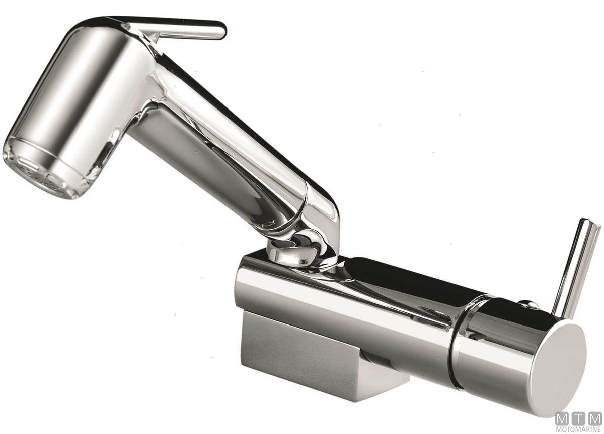 Elka Marine mixer tap with hand shower - original photo Motomarine Srl