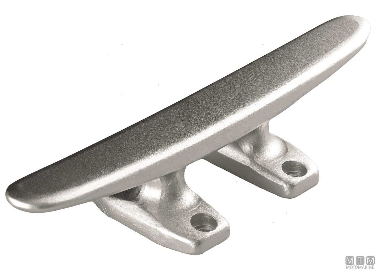Smooth cleat 150 mm in aluminium - original photo Motomarine Srl