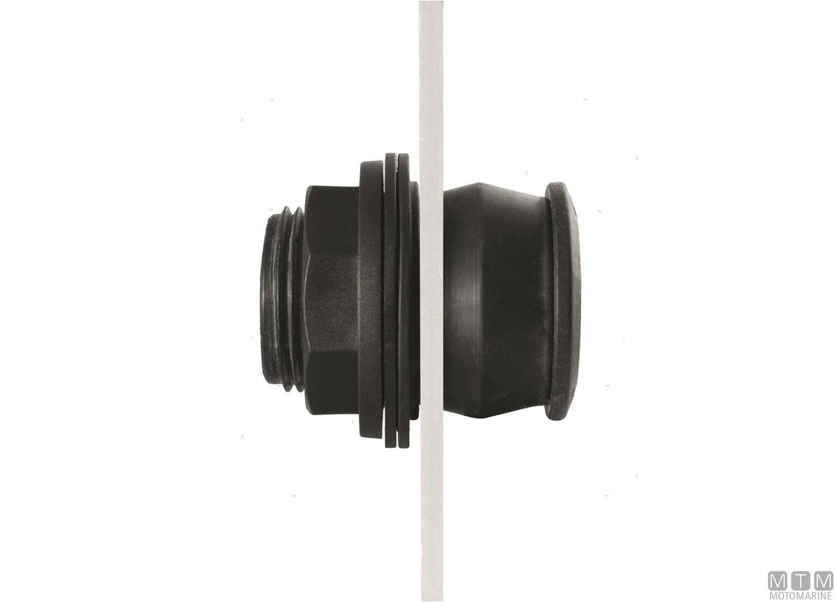 BD Fast fitting for water tanks 1"1/4 polypropylene - original photo Motomarine Srl