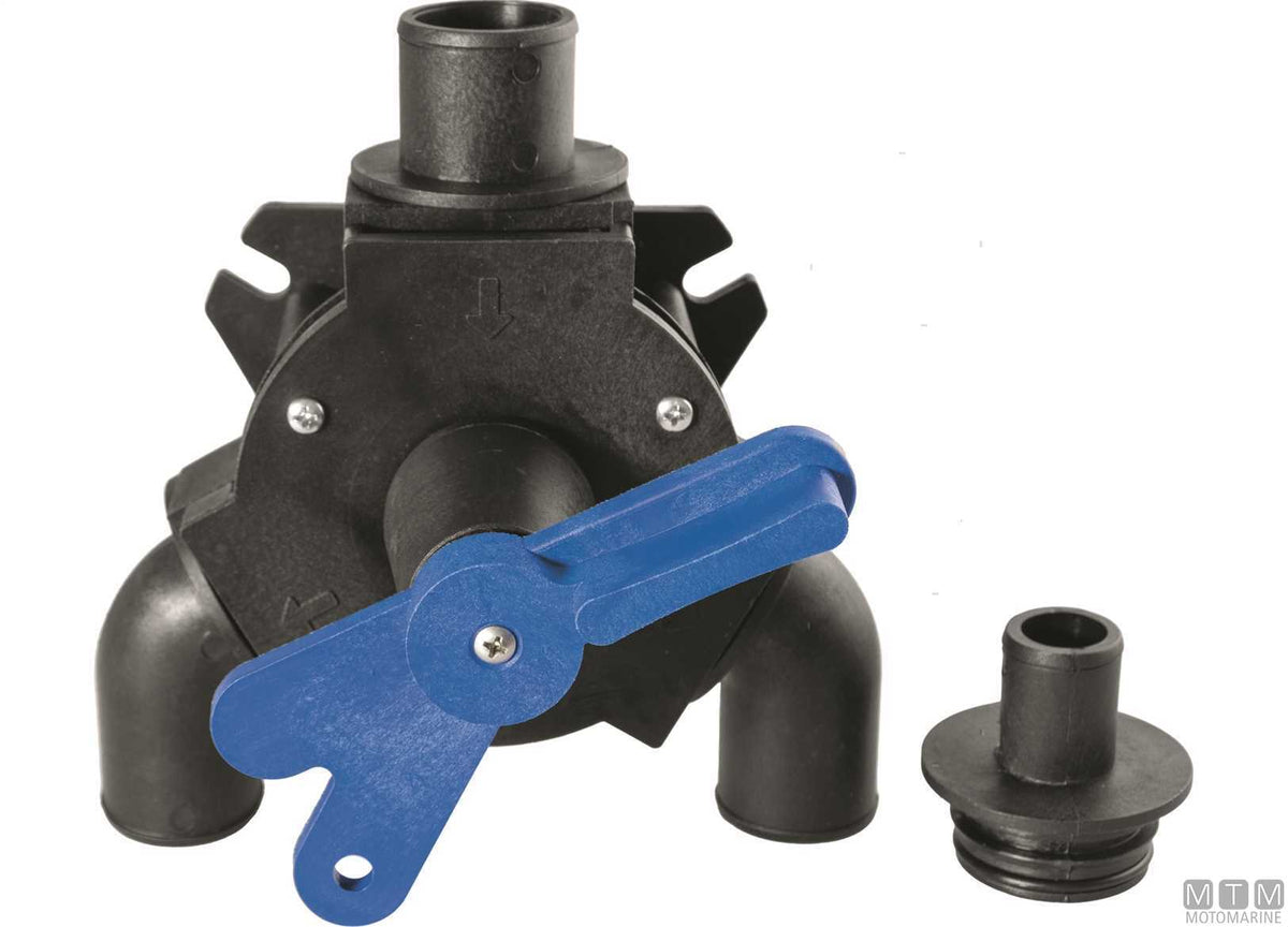 Ocean J 3-way discharge valve - original photo Motomarine Srl