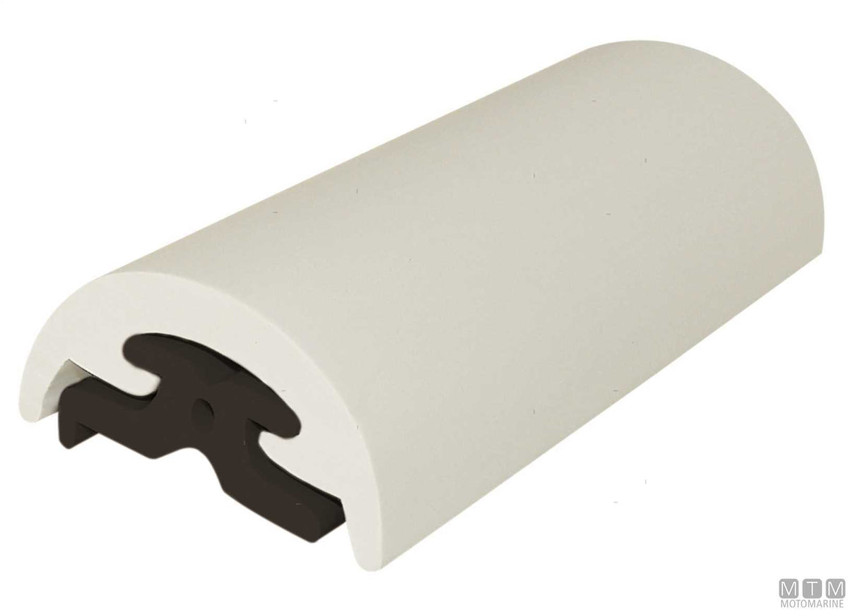 End cap for Radial profiles H30 mm grey - original photo Motomarine Srl