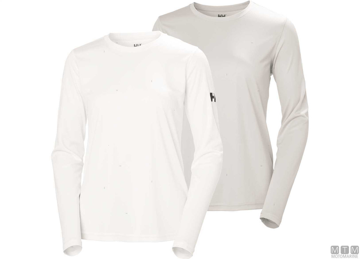 H/H Tech Crew 2.0 women's shirt 001 white L - original photo Motomarine Srl