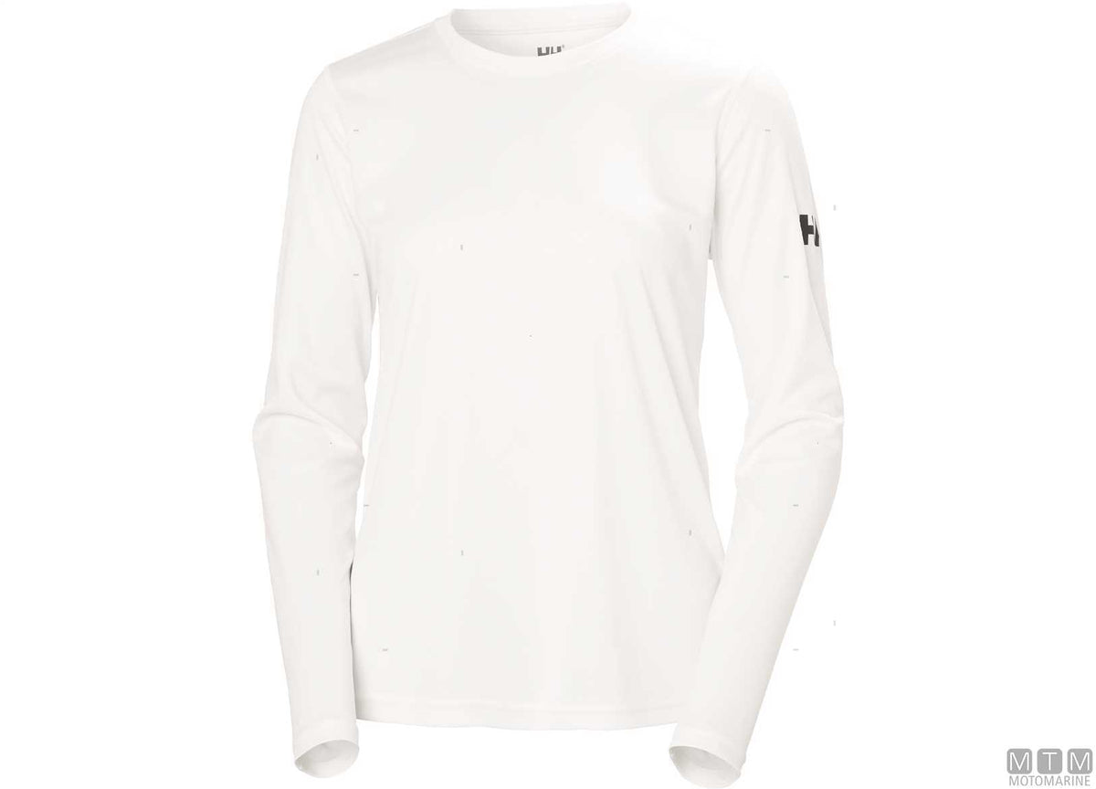 H/H Tech Crew 2.0 women's shirt 001 white XS - original photo Motomarine Srl