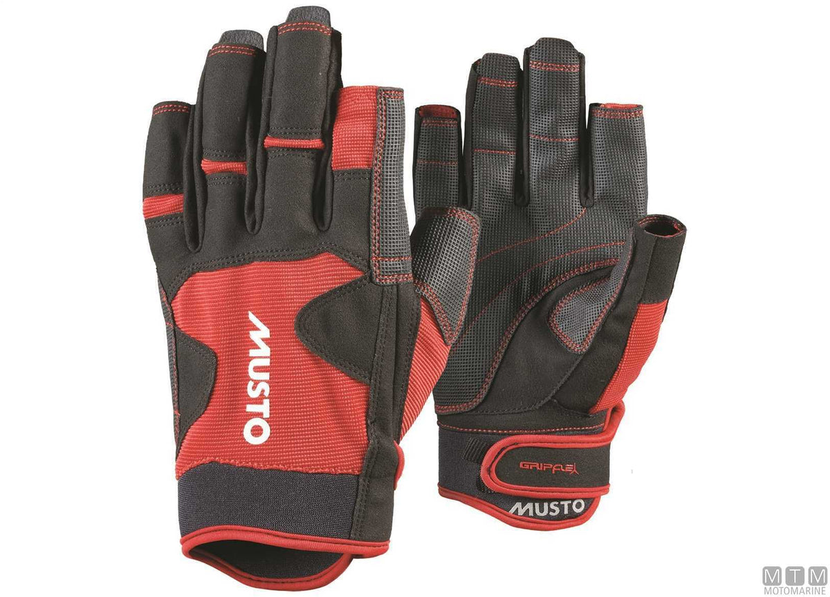 Musto Performance 2.0 Full Finger Gloves 169 Red M - original photo Motomarine Srl