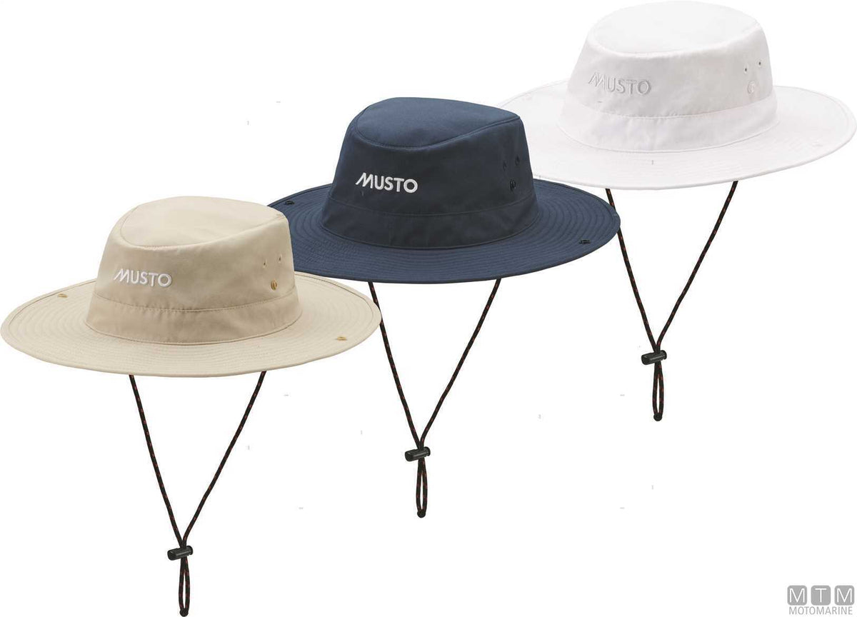 Musto Fast Dry Brimmed Hat 812 Beige S/M - original photo Motomarine Srl