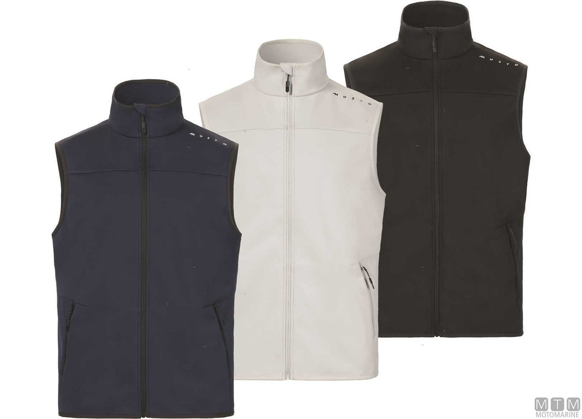 Vest Musto Evo Crew Softshell 990 Black M - original photo Motomarine Srl