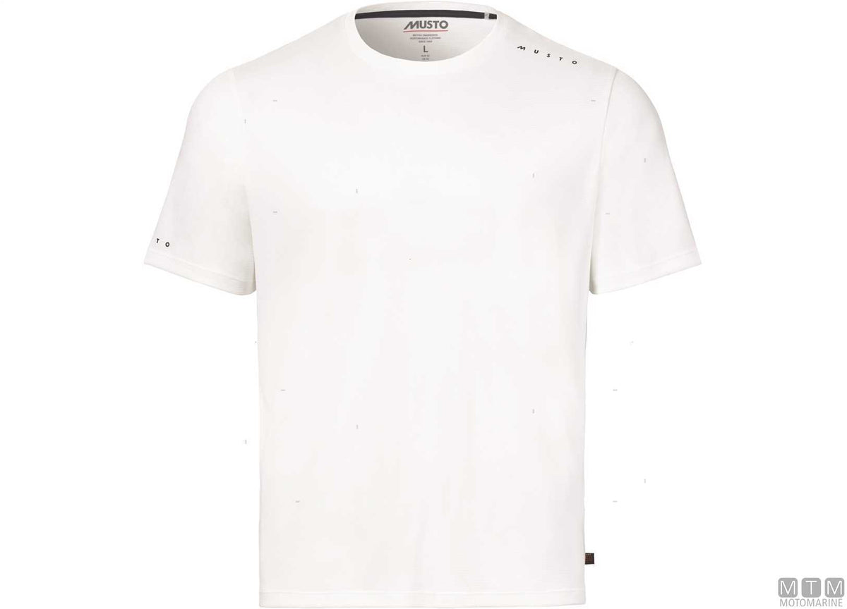T-Shirt Musto Crew Sunblock 002 White M - original photo Motomarine Srl