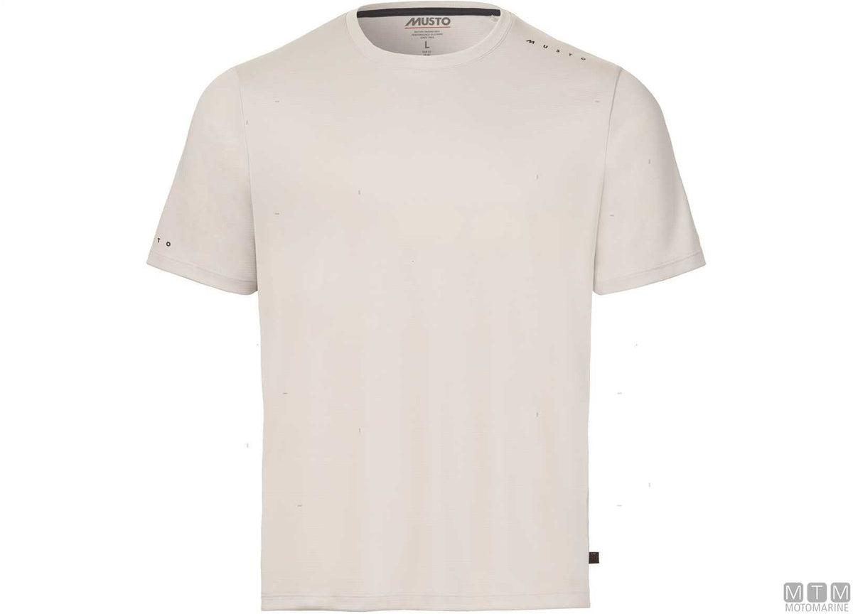 T-Shirt Musto Crew Sunblock 002 White XL - original photo Motomarine Srl