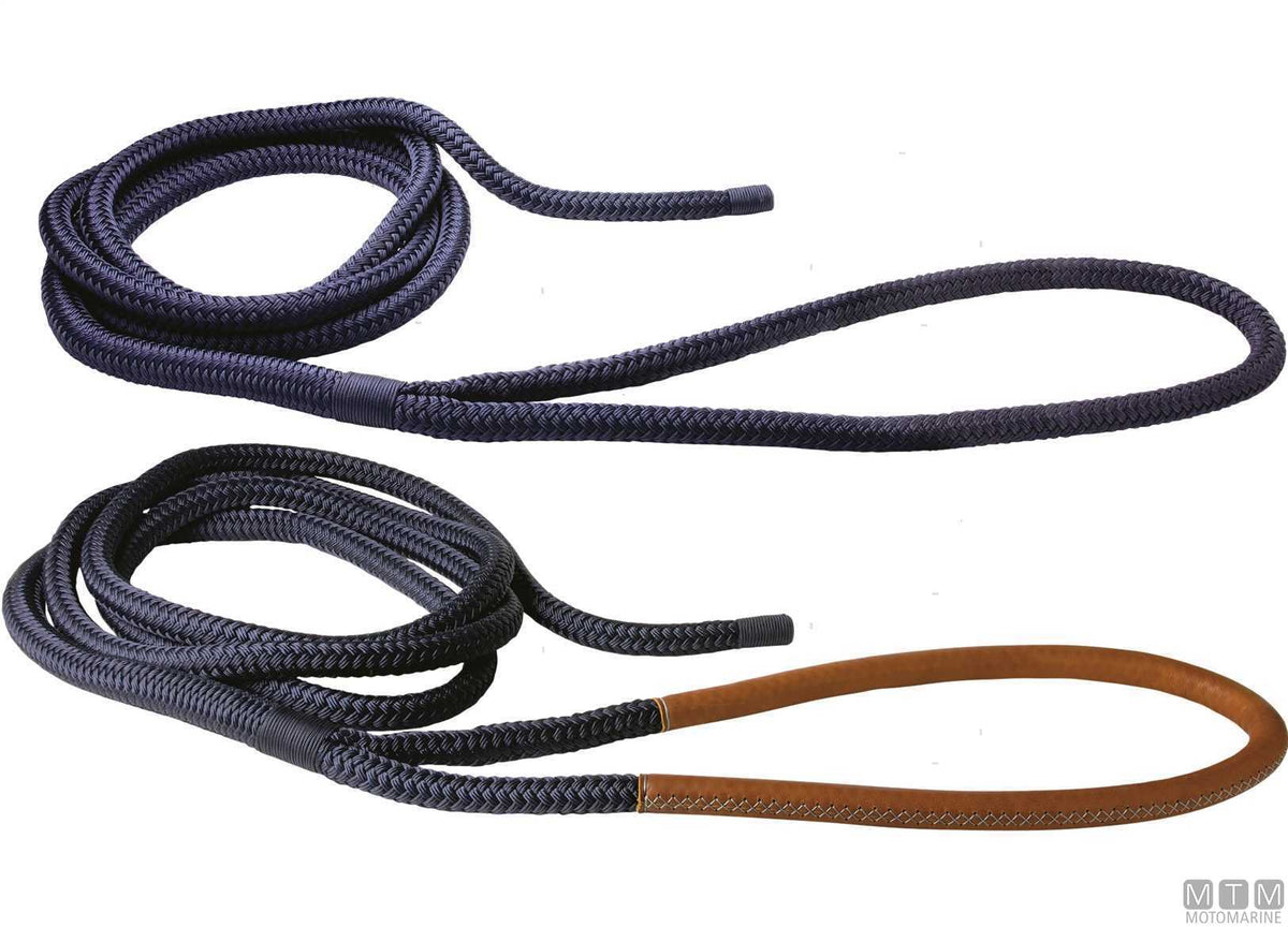 Mooring braid blue with eye splice 75 cm Ø24 mm 16 m - original photo Motomarine Srl