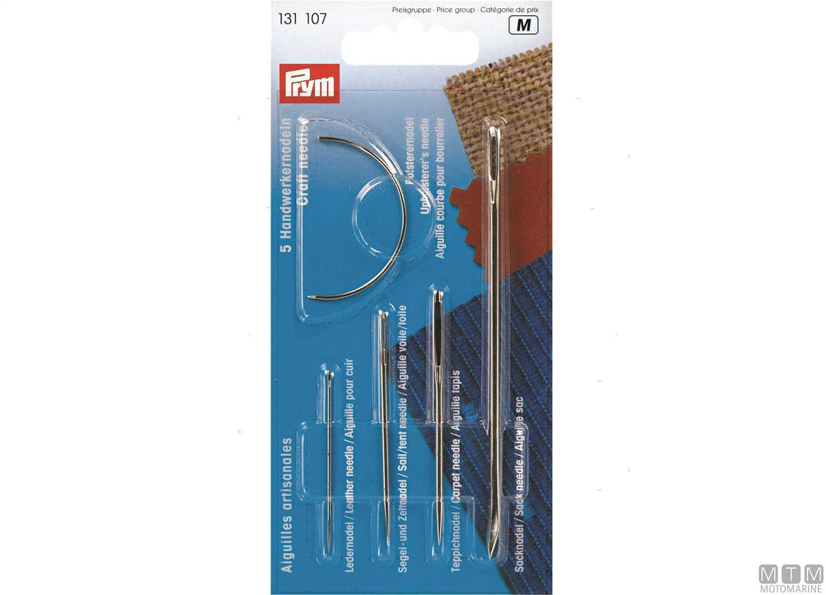 Pack of 3 sail needles stainless steel - original photo Motomarine Srl