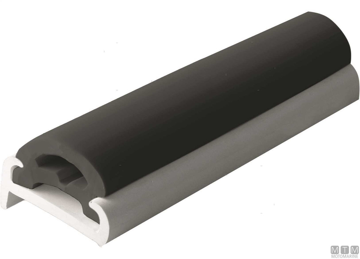 Fender rub rail profile type TR40 white H35 mm L24 m - original photo Motomarine Srl