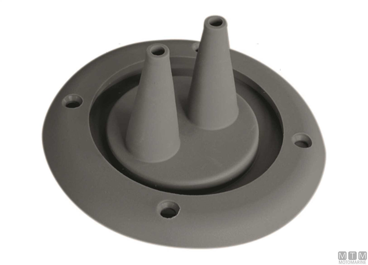 Bulkhead fitting cover M2 grey Ø102 mm - original photo Motomarine Srl