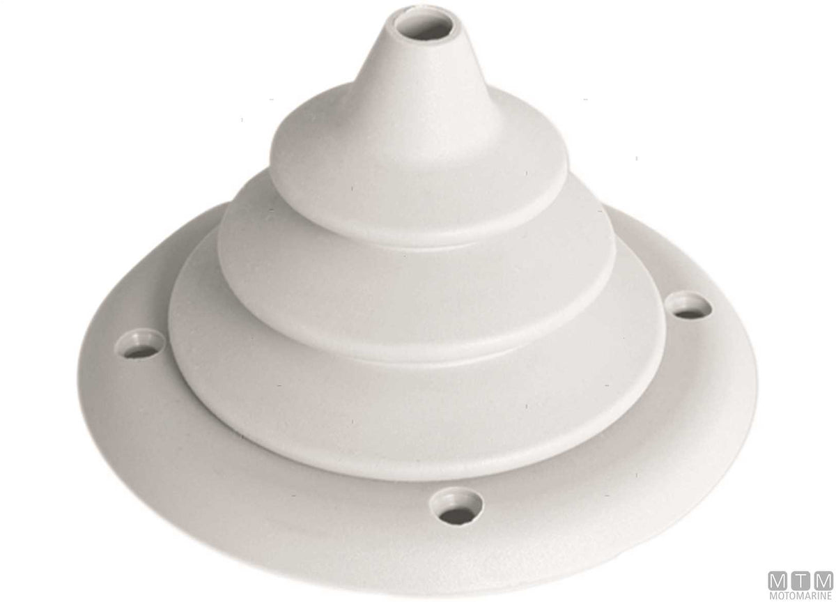 Bulkhead fitting cover M black Ø102 mm - original photo Motomarine Srl
