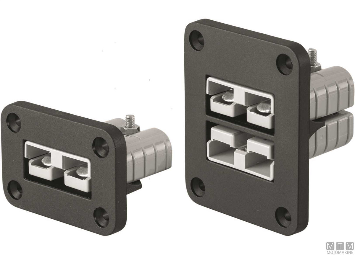 Panel with Anderson Socket 58x40 mm - original photo Motomarine Srl