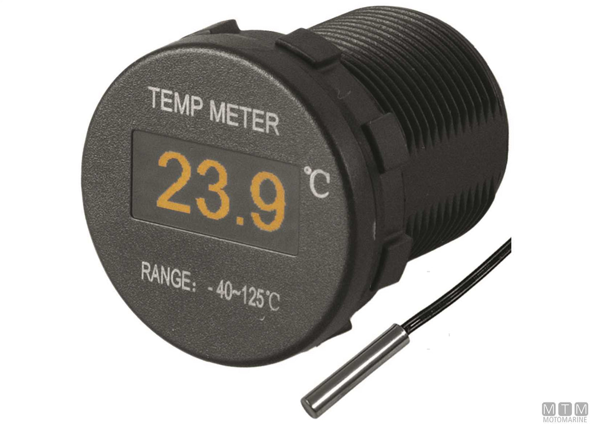 OLED Socket display, thermometer - original photo Motomarine Srl