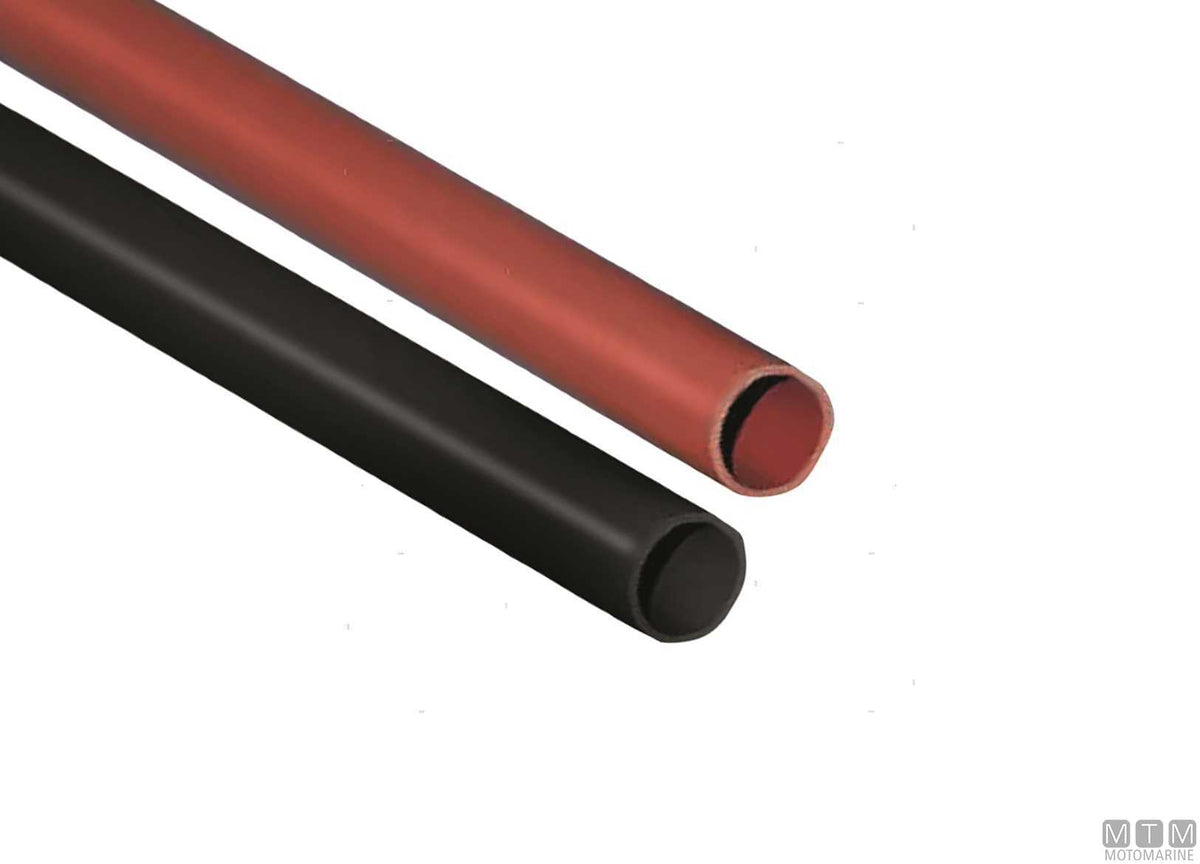 Black heat-shrink sleeve Ø1 mm 200 m - original photo Motomarine Srl