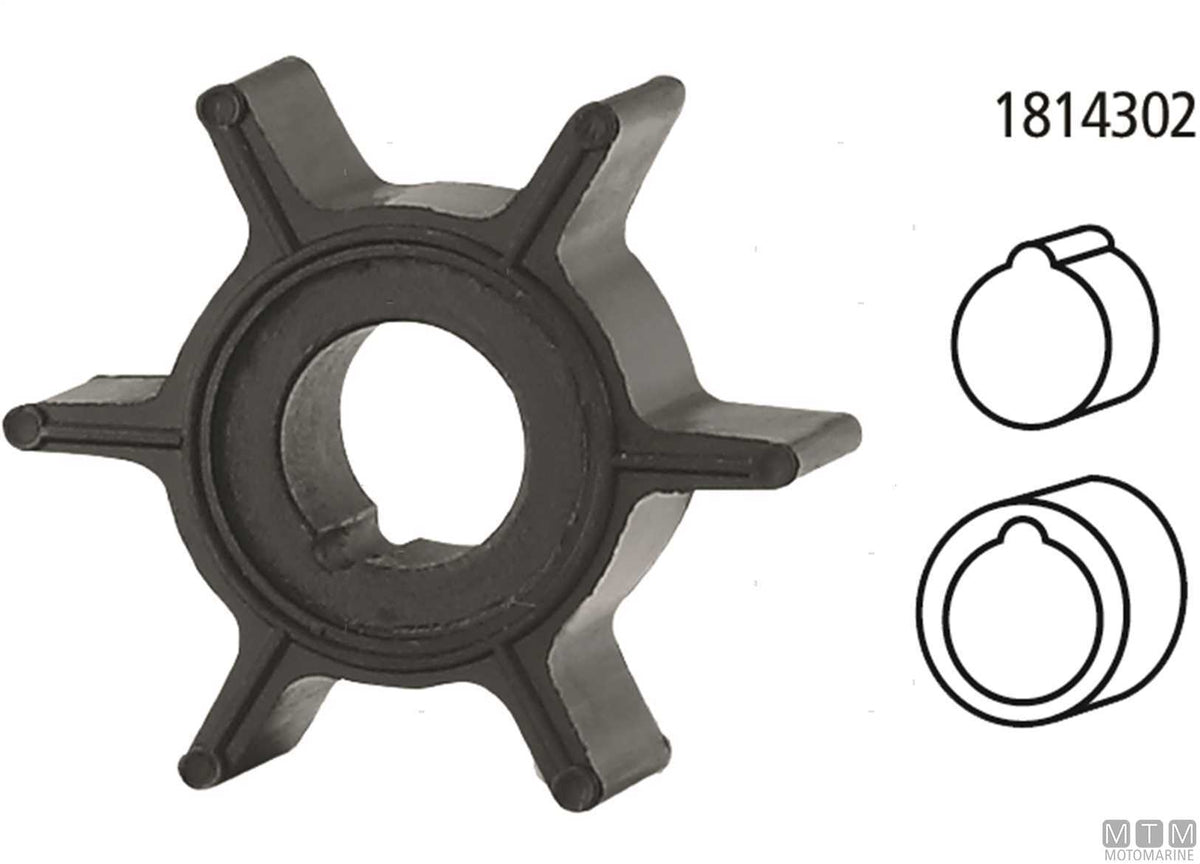 Impeller MTM - OEM Mercury 47-16154 2 - original photo Motomarine Srl