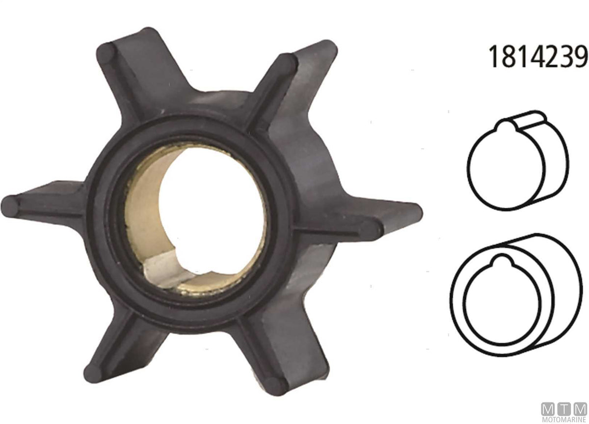 Impeller MTM - OEM Mercury 47-16154 2 - original photo Motomarine Srl
