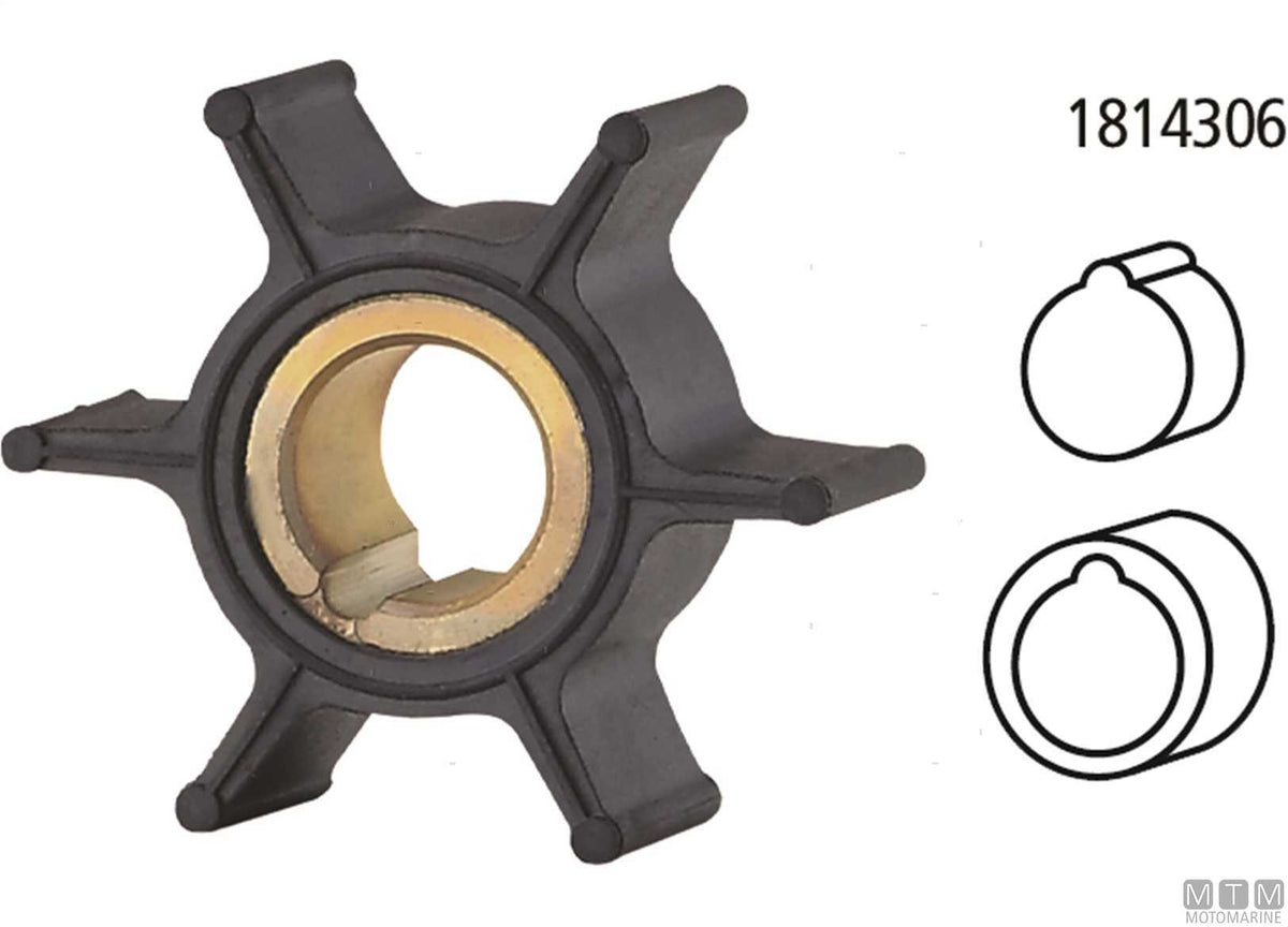Impeller MTM - OEM Tohatsu 334-65021-0 - original photo Motomarine Srl