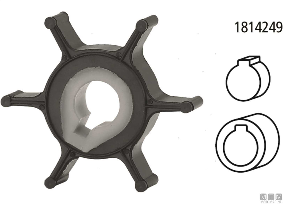 Impeller MTM - OEM Yamaha 6L2-44352-00 - original photo Motomarine Srl