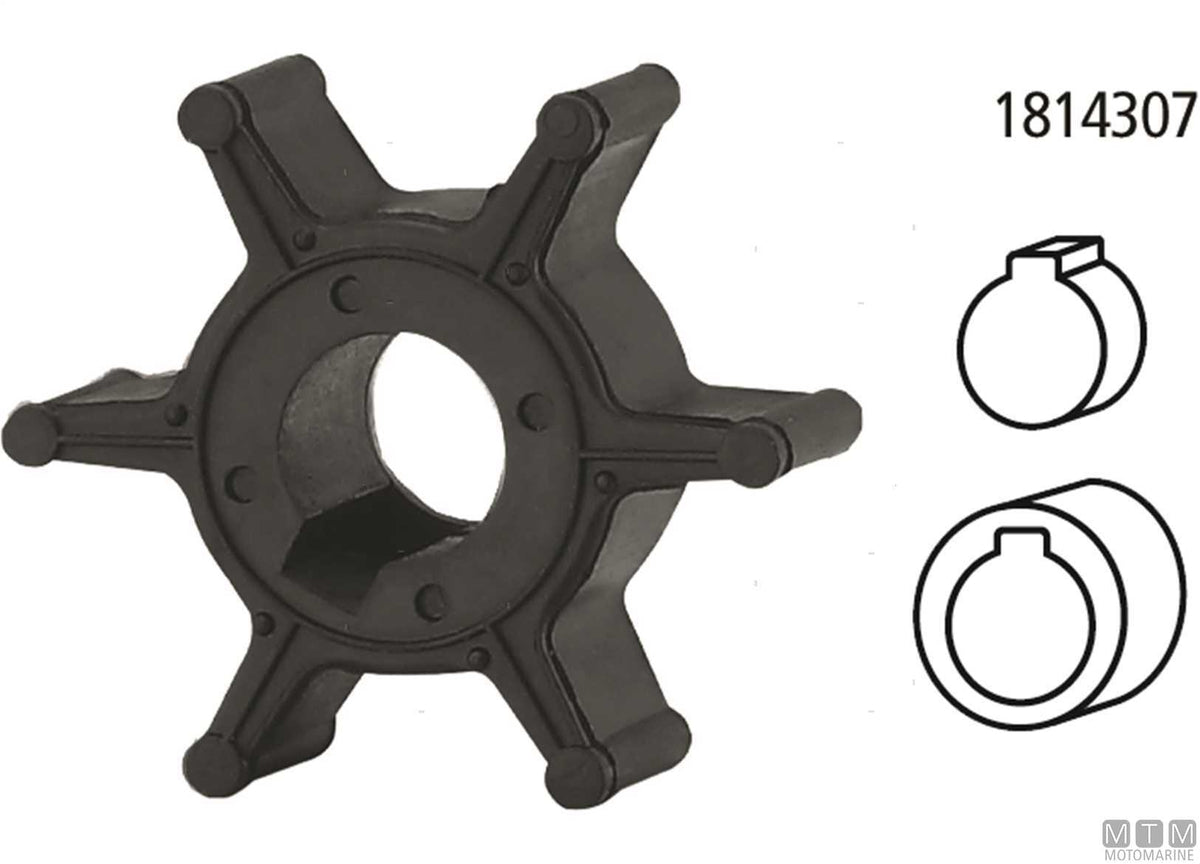 Impeller MTM - OEM Yamaha 67F-44352-01 - original photo Motomarine Srl