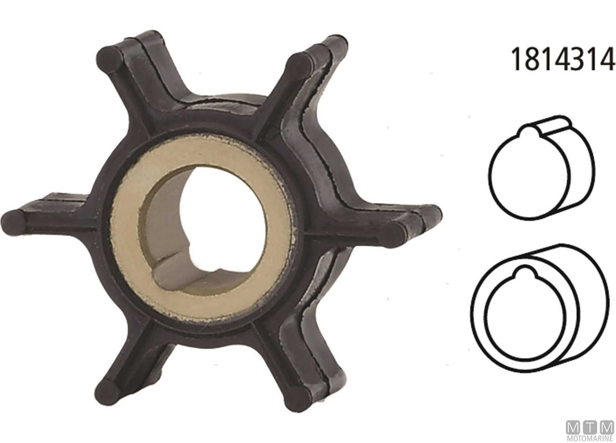 Impeller MTM - OEM John/Evin 5033112 - original photo Motomarine Srl