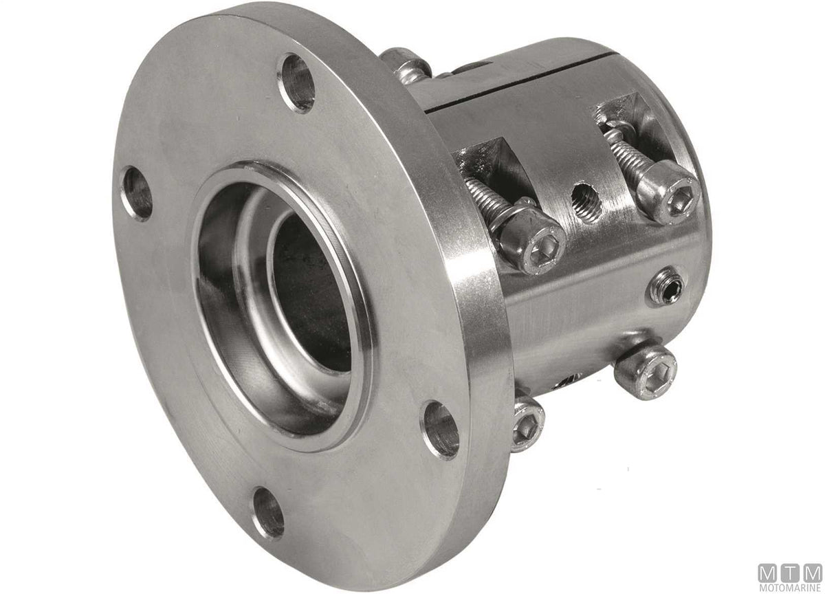 C45 coupling flange for Ø40 mm shaft, D127 mm - original photo Motomarine Srl