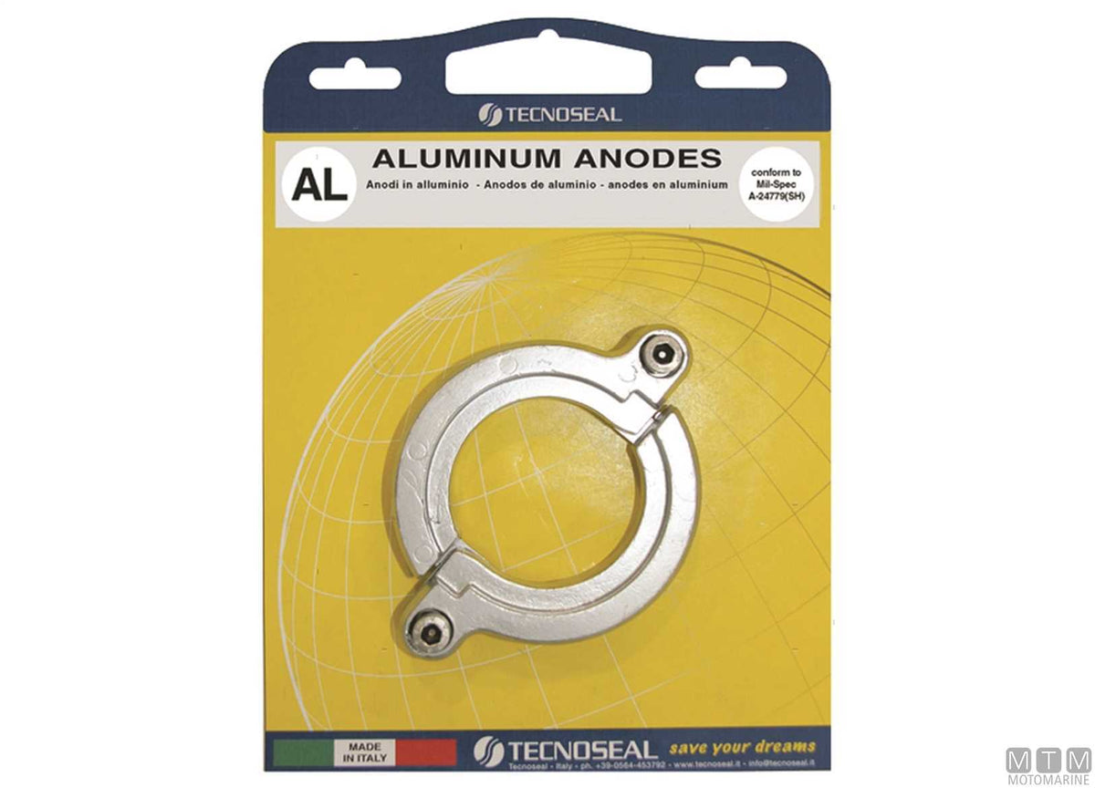 Collar anode for Yanmar Saildrive 20-60, aluminium - original photo Motomarine Srl