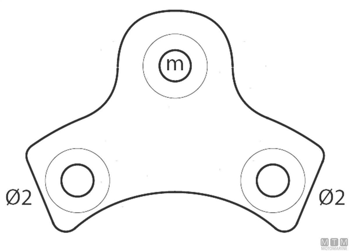 Collar anode for Yanmar Saildrive 20-60, aluminium - original photo Motomarine Srl