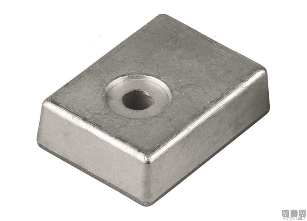 Plate anode for Suzuki 25-115 HP in aluminium - original photo Motomarine Srl